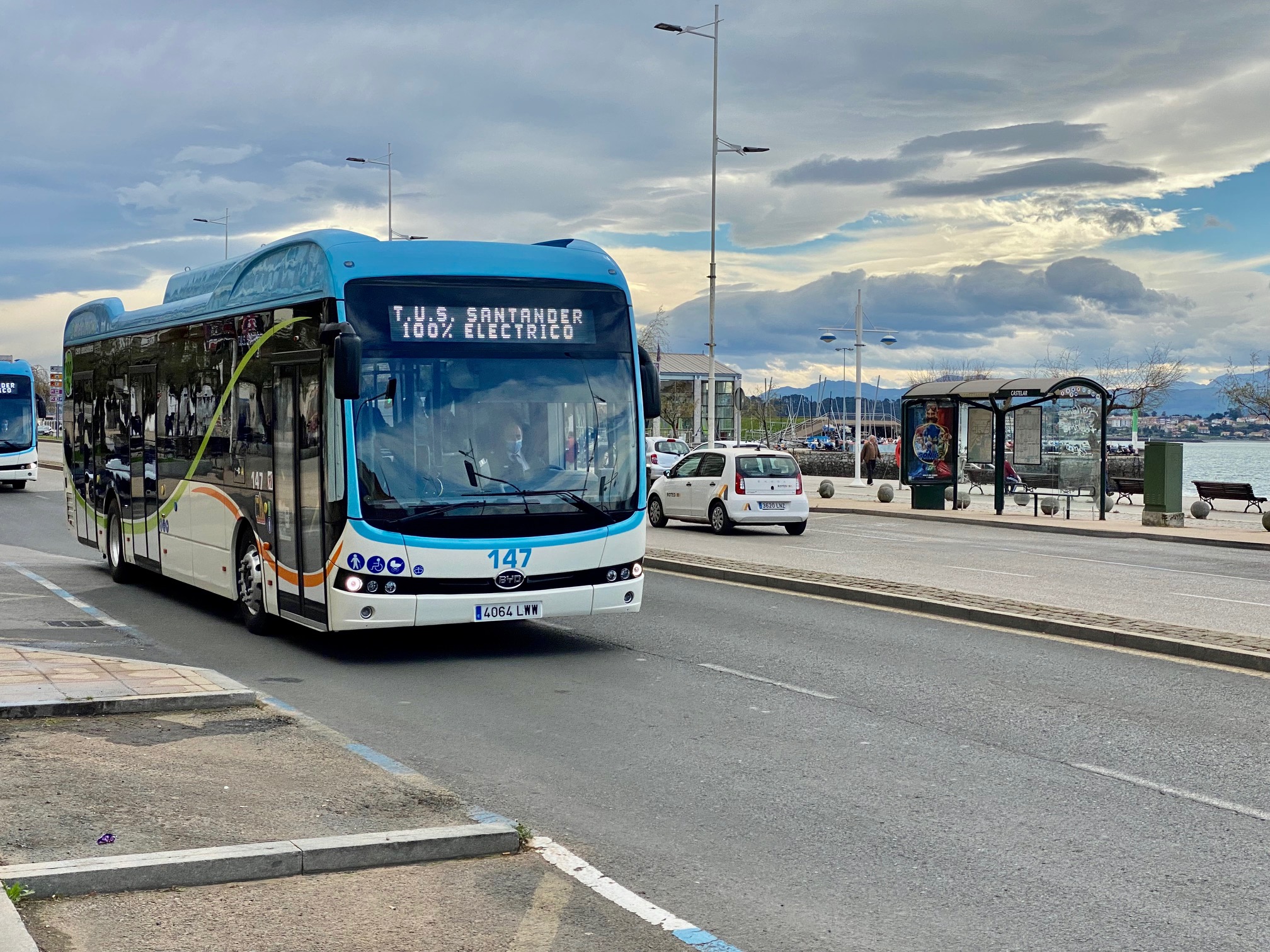 BYD eBus K9UB TUS Santander 100% Eléctrico